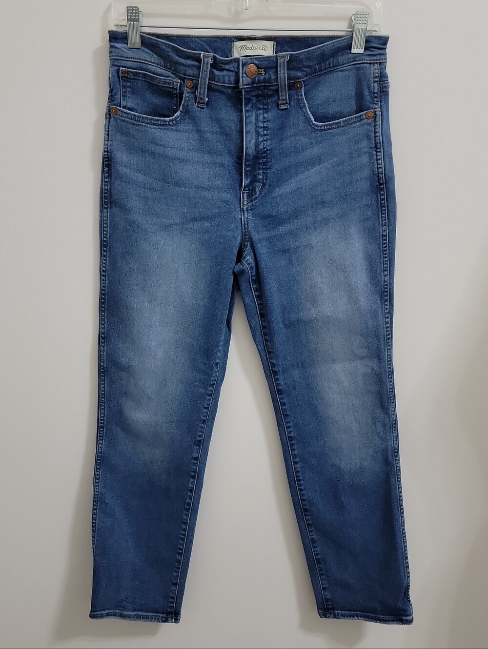 Madewell Women’s Size 27 Blue Stovepipe 5-Pocket Straight Leg Jeans